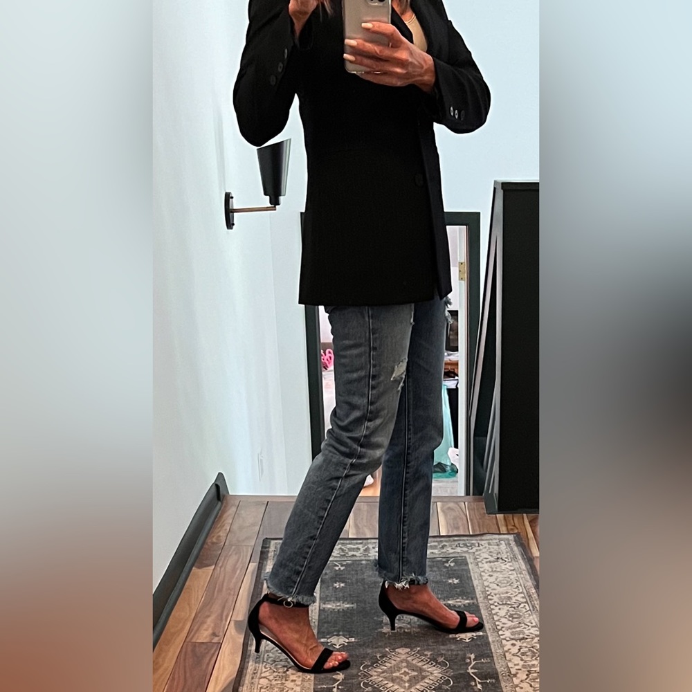 j crew black kitten heel sandal